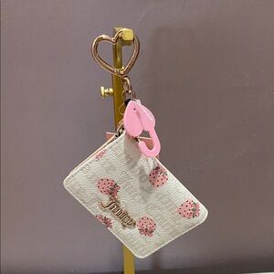 Juicy Couture Berry Sweet Strawberry Print Wallet - Angel Crystal / Pink